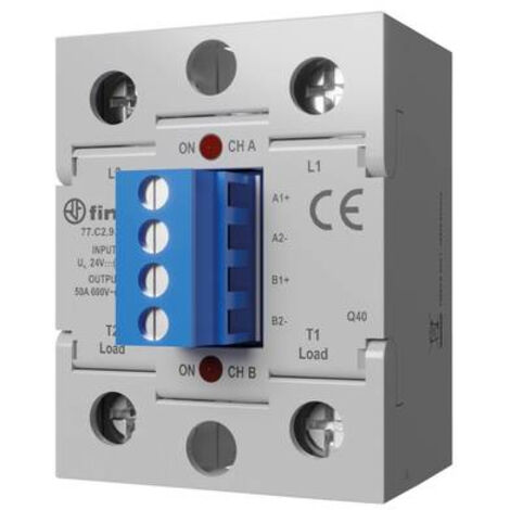 Finder Relais à semi-conducteurs 77C290248671 50 A Tension de contact (max.): 660 V/AC à commutation à valeur instantan