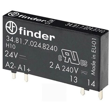 Finder Relè a semiconduttore 34.81.7.024.8240 Tens.comm.max: 275 V/AC Commutazione zero crossing 1 pz.