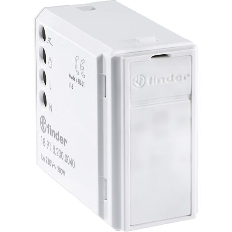 Finder rilevatore di movimento da parete 1modulo per serie civile  bianco 189182300040  18.91.8.230.0040