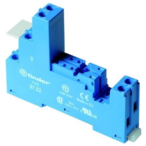 Finder Schraubfassung blau 97.02