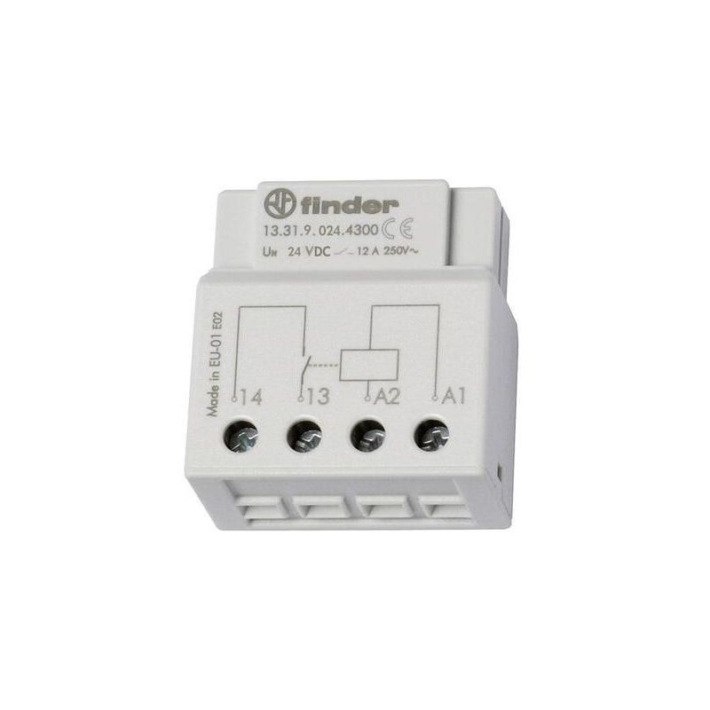 

Finder Serie 13 - Rele Auxiliar 1 Contacto 24V Corriente Continua