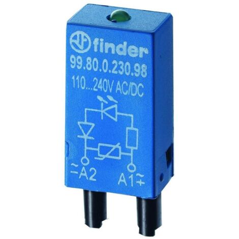 Finder Steckmodul  99.80.0.230.09  Passend für Modell (Relais): Finder 94.82.3, Finder 94.84.3, Find