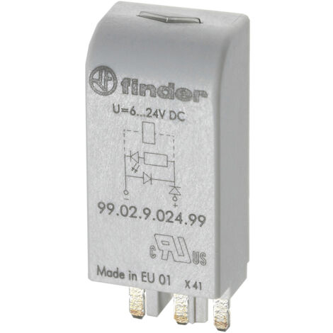 Finder Steckmodul mit Diode, mit Anzeige, LED 99.02.9.024.79 1 St.