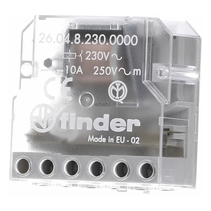 Automatischer elektromechanischer Impulsrelaisschalter 2 no Finder 26.04