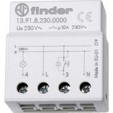 Finder Stromstoßschalter 1S 10A 230VAC 13.91.8.230.0000