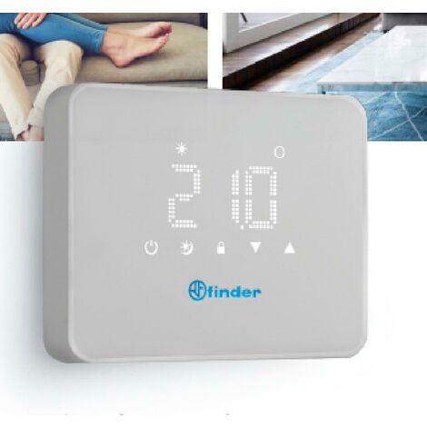 Finder termostato ambiente bliss digitale 1t9190030000