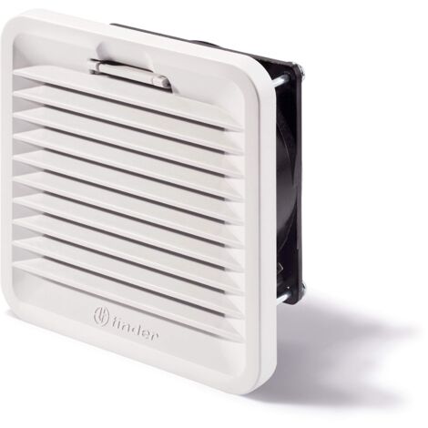 Finder Ventilatore con Filtro per Quadri Elettrici Tipo 7F.20. Tensione nominale 120 o 230 V AC. Disponibile in 4 dimensioni e con potenze nominali da 17W a 78W