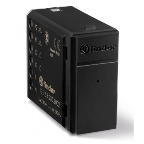 Finder Yesly Relais multifonctions Bluetooth 2 canaux BLE noir 13728230B002
