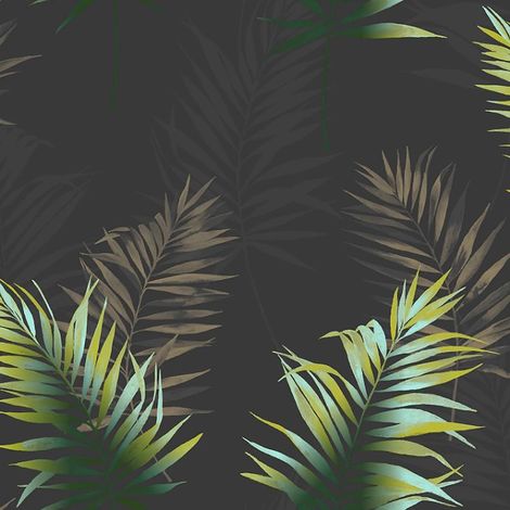 Black Palm Tree Wallpaper - Life Styles