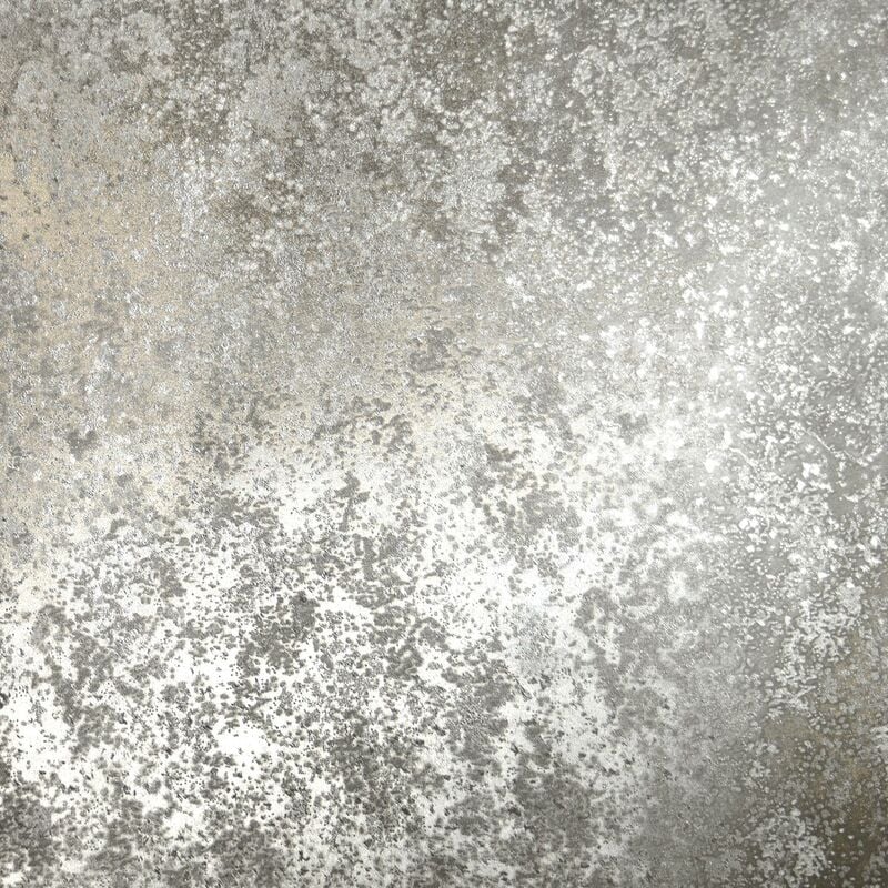 Fine Decor - Titanium Silk Gilver Wallpaper Metallic Foil Effect Modern Vinyl