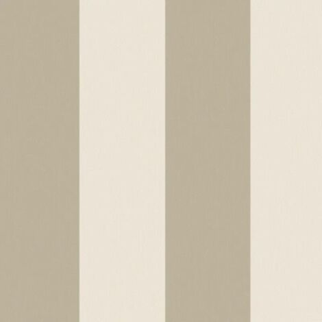 Fine Decor Vertical Stripe Natural Cream Wallpaper Paste The Paper Washable