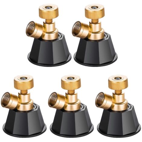Fine Misting Adjustable Nozzle for Efficient Watering in Gardens and Greenhouses Agricultural Sprayer Nozzle 5Pieces Multicolor