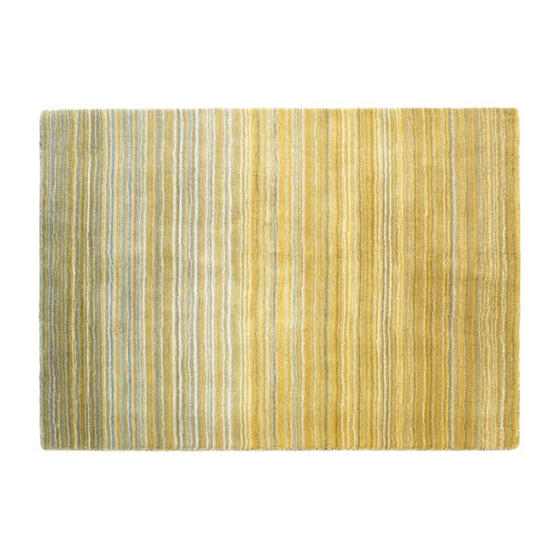 Fine Stripe Ochre Yellow 120cm x 170cm - Yellow