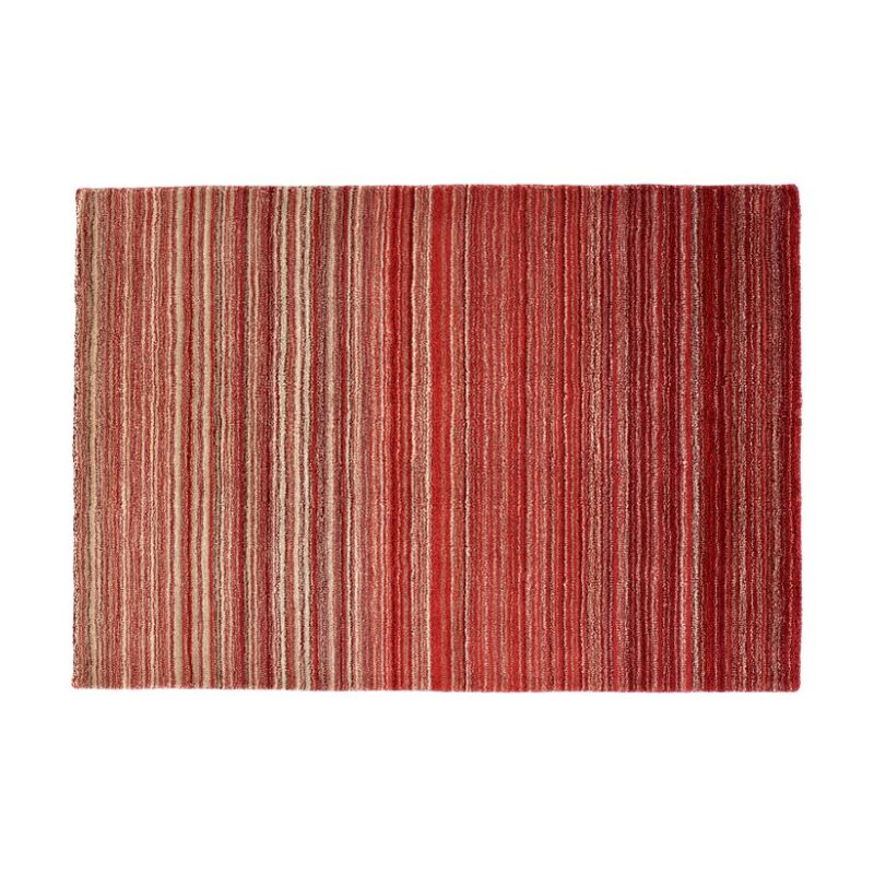 Fine Stripe Red 160cm x 230cm - Red