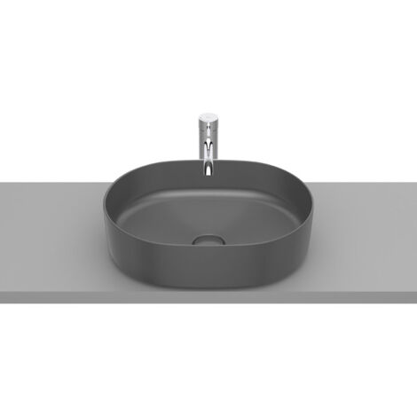 FINECERAMIC® lavabo à poser rond INSPIRA - ROCA Couleur : Onix
