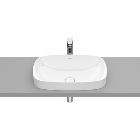 FINECERAMIC® lavabo à poser SOFT INSPIRA - ROCA Couleur : Blanc
