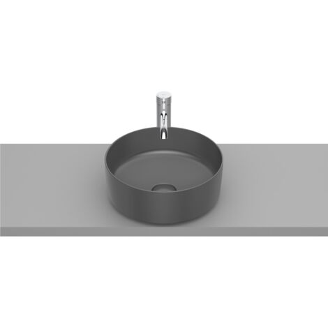 FINECERAMIC® ROUND INSPIRA lavabo à poser - ROCA Couleur : Onyx