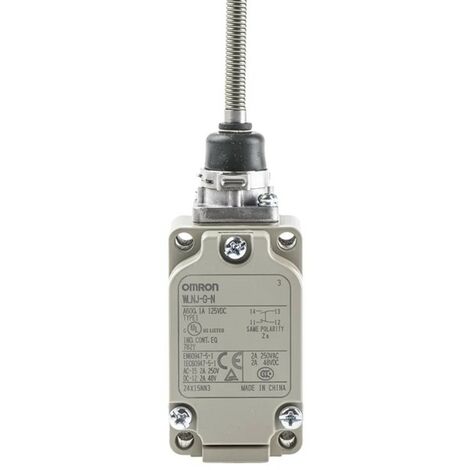 Finecorsa a scatto e asta a molla 2NO+2NC 500V 10A IP67 Omron WLNJ2GNOMR