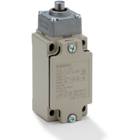 Finecorsa a scatto rapido 1NA+1NC con azionatore piano Omron D4B4170N