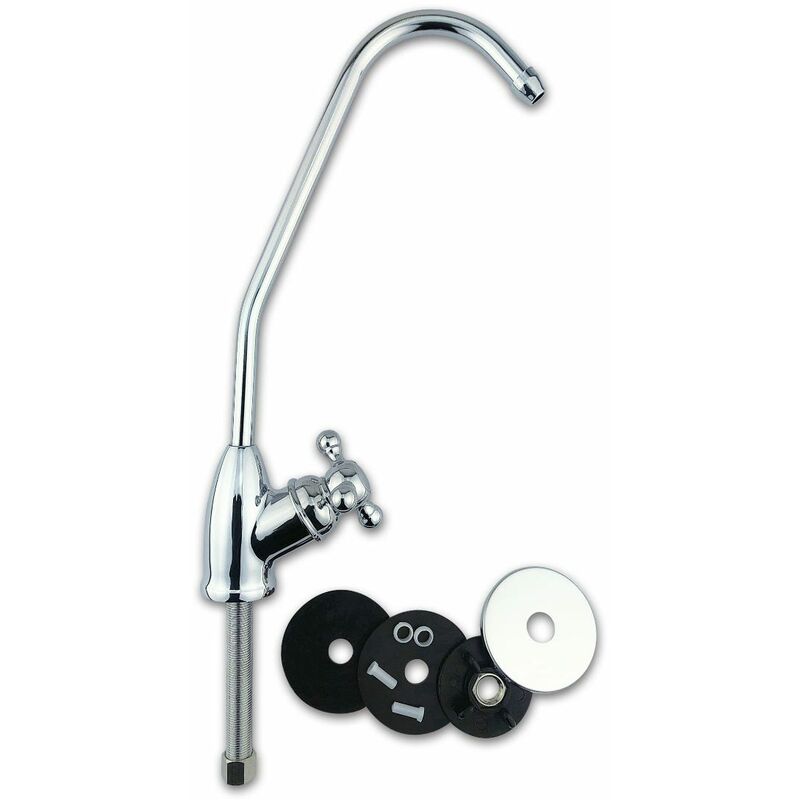 Chrome Bobble Foot Water Filter Tap - Fits All Water Filter Systems - Finerfilters