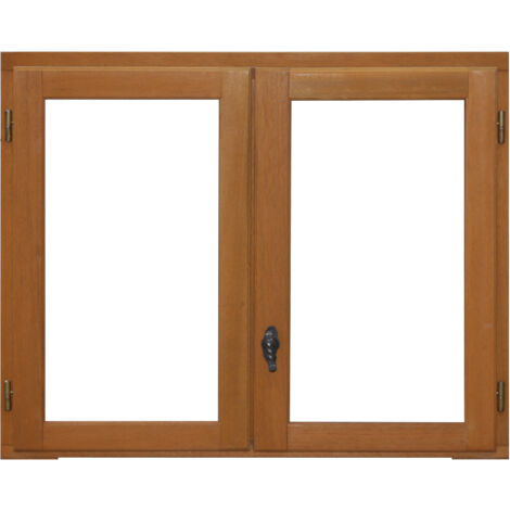 Finestra a 2 pannelli in legno Altezza 75 X Larghezza 120 (dimensioni del tavolo)+ manico