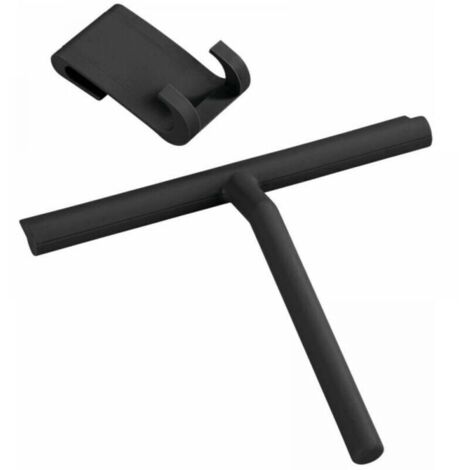 Finestra della cabina e spazzola tergicristallo, [nero 21 cm], tergicristallo in silicone, specchio del bagno