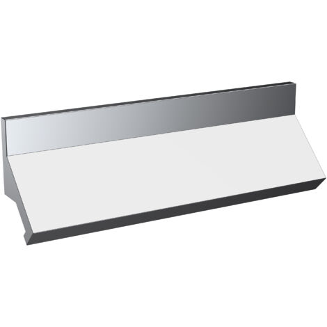 Finger Pull Handle, 175mm (160mm Centres) - Chrome
