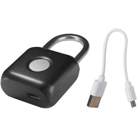 Fingerabdruck-Vorhängeschloss, USB-aufladbares Smart-Schloss, schlüsselloses Vorhängeschloss