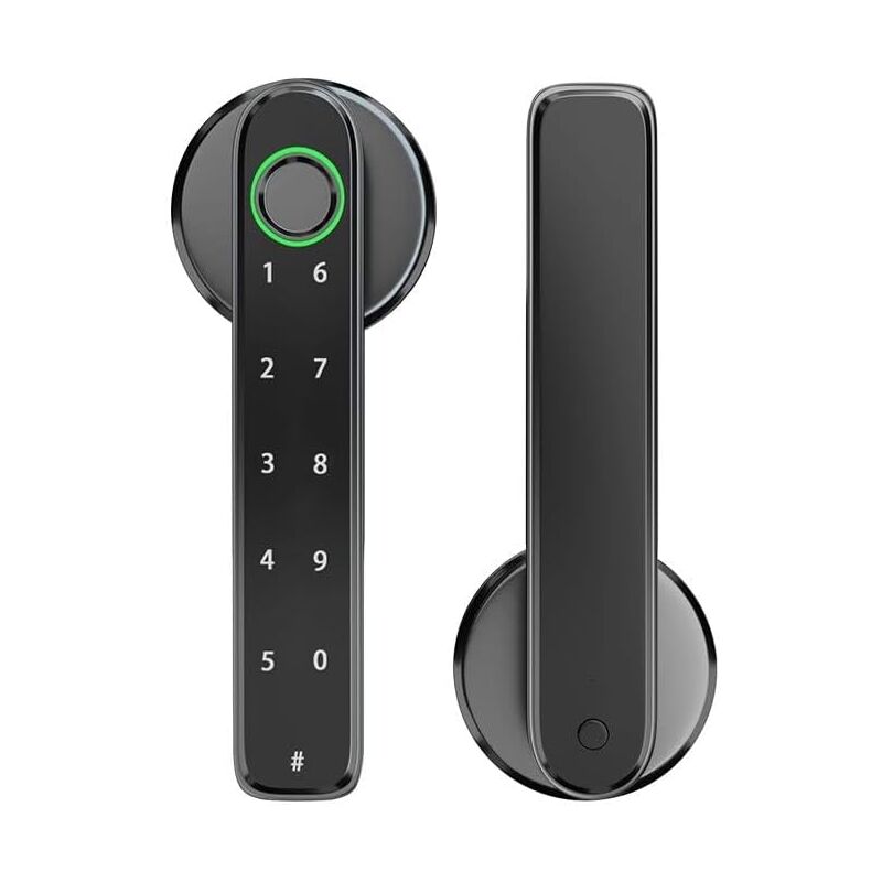 Fingerprint Door Lock,Touchscreen Biometric Door Lock, with Passcode keypad keyless Entry Door Handle,Smart Lock Handle Digital Door Lock, for