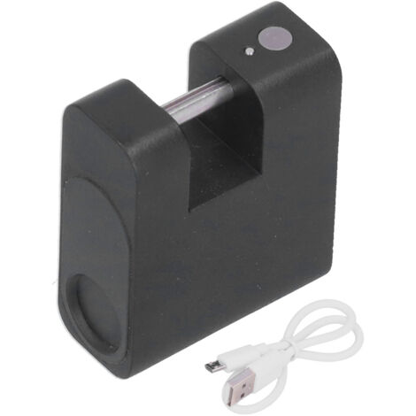 Fingerprint Padlock Anti Theft Electronic Lock for Suitcase Backpack Drawer Cabinet 3.7V Rechargeable Lithium Battery