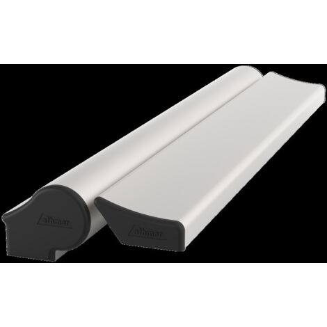 Fingerschutzprofil BA-28+ Länge 1900 mm Bandseite silberfarben eloxiert