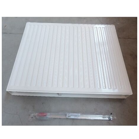 Finimetal – Radiateur eau chaude acier 1885W – Hauteur 750mm – Largeur 920mm – Panneau double blanc type 22 – Raccordement latéral