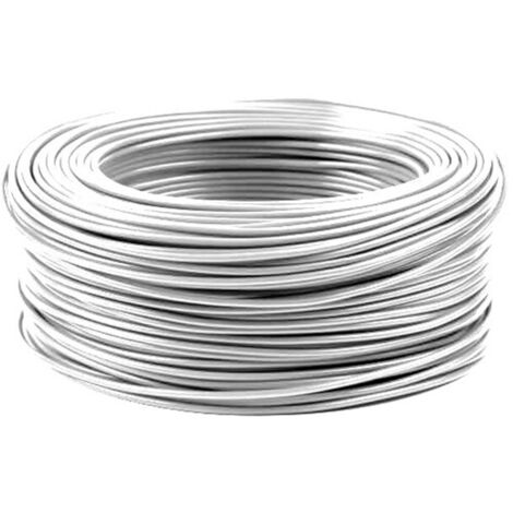 Finish – Fil rigide H07V-U 1,5mm² blanc – Longueur 100m – Tension 450/750V – Câblage sous conduits et tableaux