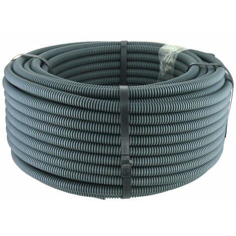 Finish – Gaine électrique ICTA 20 mm – Longueur 5 m – Couleur gris – Pour passage de câbles dans installations électriques