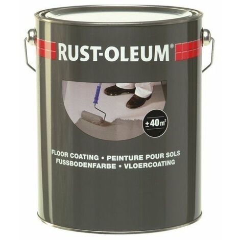 Finish – Peinture pour sol intérieur noir RAL 9005 0.75L – Résistance extrême au trafic intense – Facile d'entretien et séchage rapide