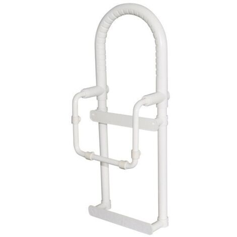 Finish – Poignée d'entrée pour le bain en acier inoxydable – Charge maximale 100kg – Dimensions 61 x 23 x 14 cm – Installation facile incluse
