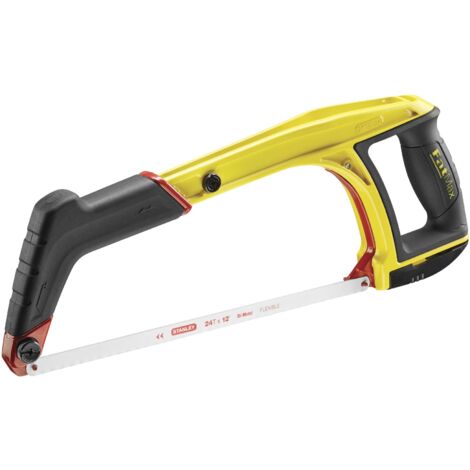 Finish – Scie à métaux 430 mm – Lame bimétal 300 mm – Tension réglable jusqu'à 150 kg – Pour coupes précises dans métal et PVC - D897341