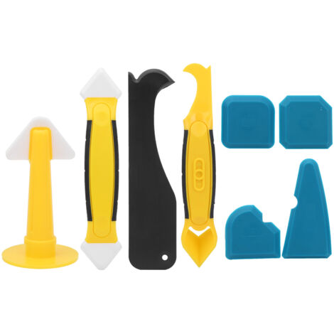Finisseur de Mastic 8 Pièces, Spatule à Joints Silicone Portable Multifonction