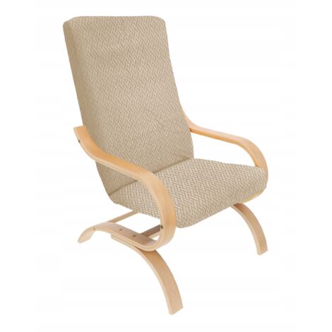 FINKA SESSELBEZUG BEIGE ELASTISCHER JACQUARD [32-Z1-BZ]