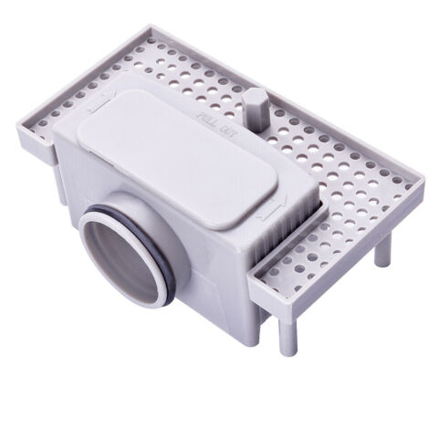 Finmrys – Caniveau de douche inox avec système anti-odeurs – Tamis à cheveux pour drainage optimal – Acier inoxydable durable