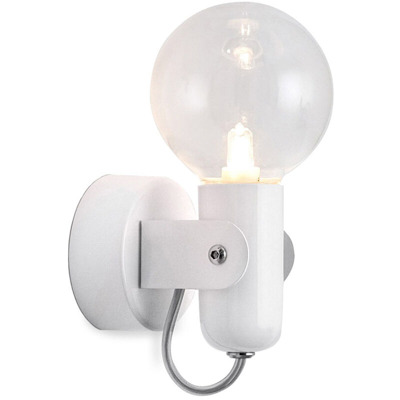 Finn wall lamp - Metal White