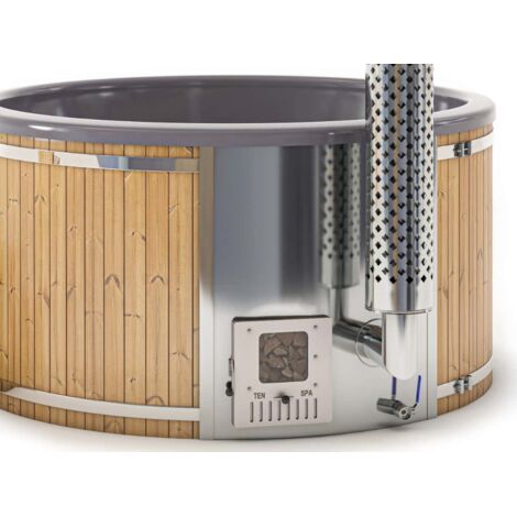 FinnTherm Badefass Stockholm aus Holz