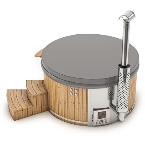 FinnTherm Badefass Stockholm "Spa Edition" aus Holz