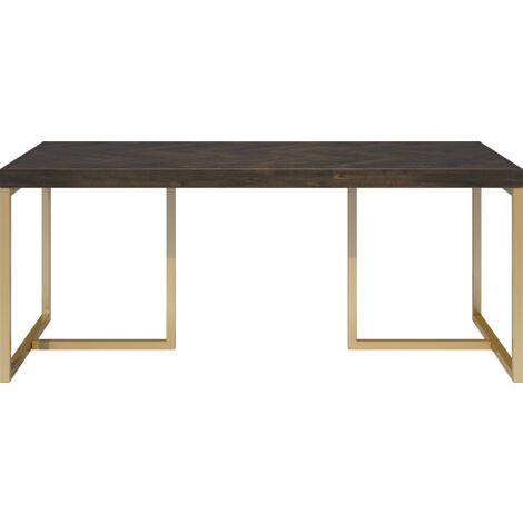 BO LIVING Fino Acacia Wood Rectangular Coffee Table, W110xD55xH45 cm