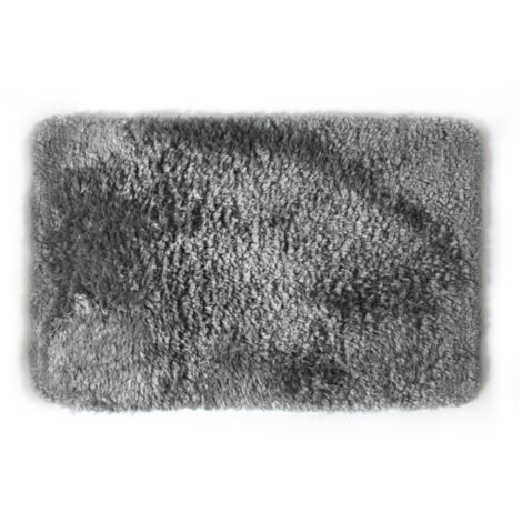 FINO Alfombra de baño de microfibra 40x60cm  gris Spirella