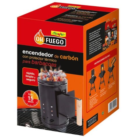 finstock flower ok fuego encendedor rapido carbon para bbq 50291