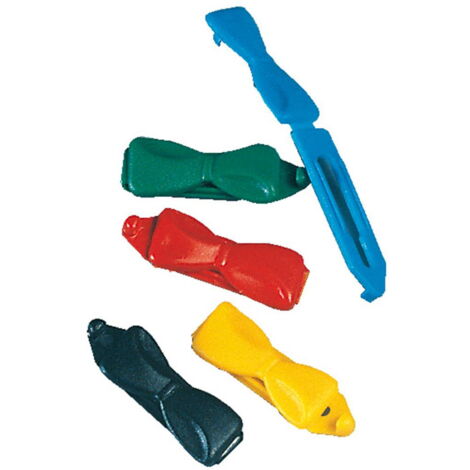 Fiocchetto 90 mm: Fiocchetti in plastica lisci per cani e gatti