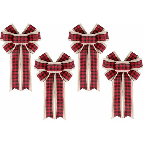 10,1 m/10METERS Scottish plaid nastro ghirlanda di Natale regalo matrimonio Arts Crafts da regalo 