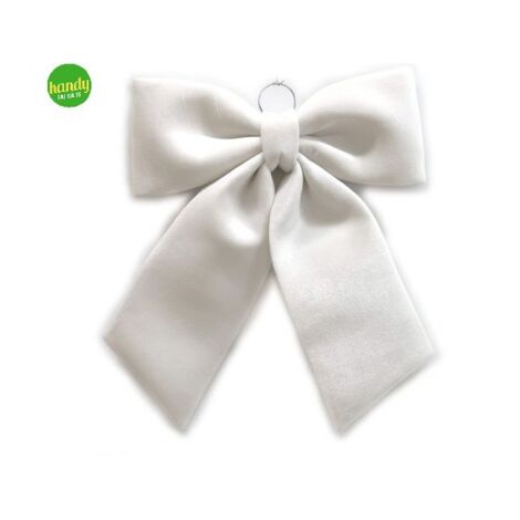 Fiocco decorativo general trade 60x70 cm tessuto bianco