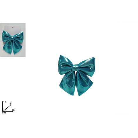 FIOCCO METALLIZZATO TIFFANY DIMENSIONE 16CM.